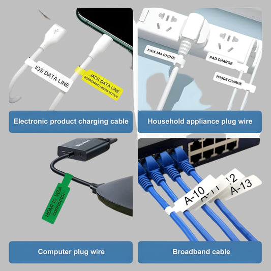 סרט הדבקה למדפסת - מדבקות לסימון כבלים